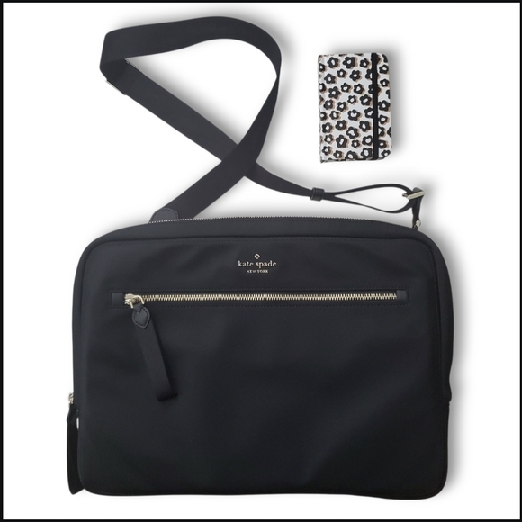 kate spade Handbags - Kate Spade Chelsea Laptop Sleeve with strap and Kate Spade Mini Notebook
